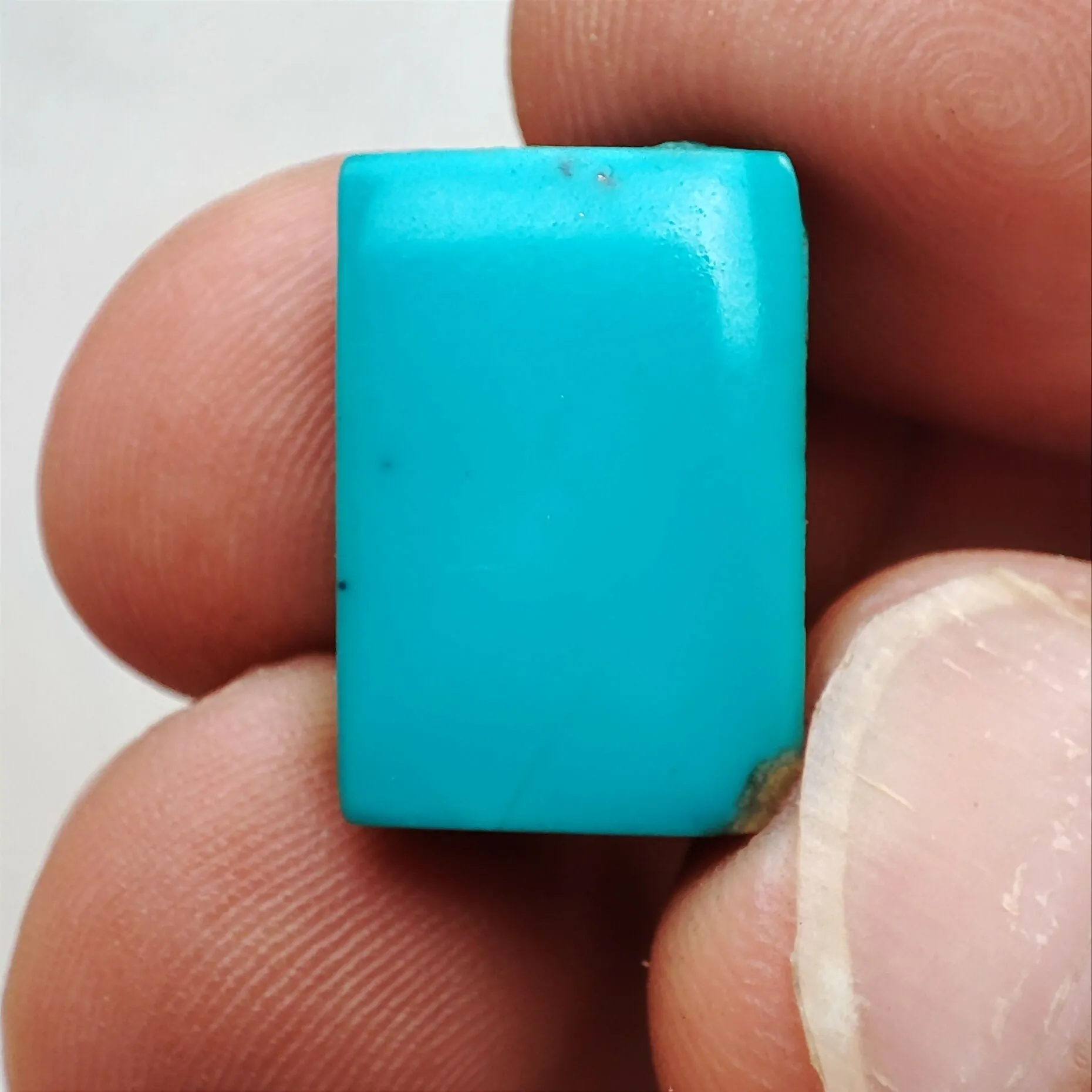 14 Carat Natural Neshapuri Feroza Irani Turquoise Gemstone For Ring/ Locket