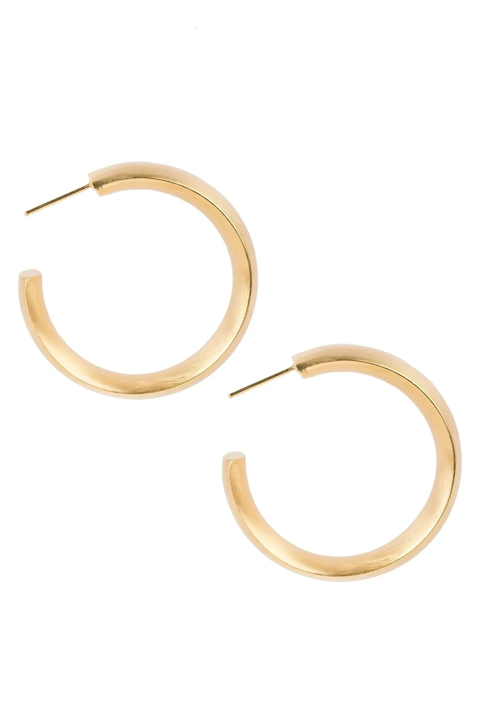 14K Gold Plated Hoop Earrings