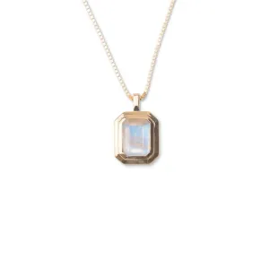 14k Moonstone Necklace