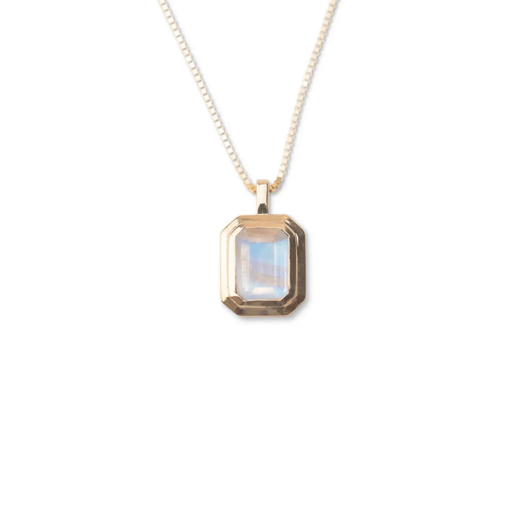 14k Moonstone Necklace