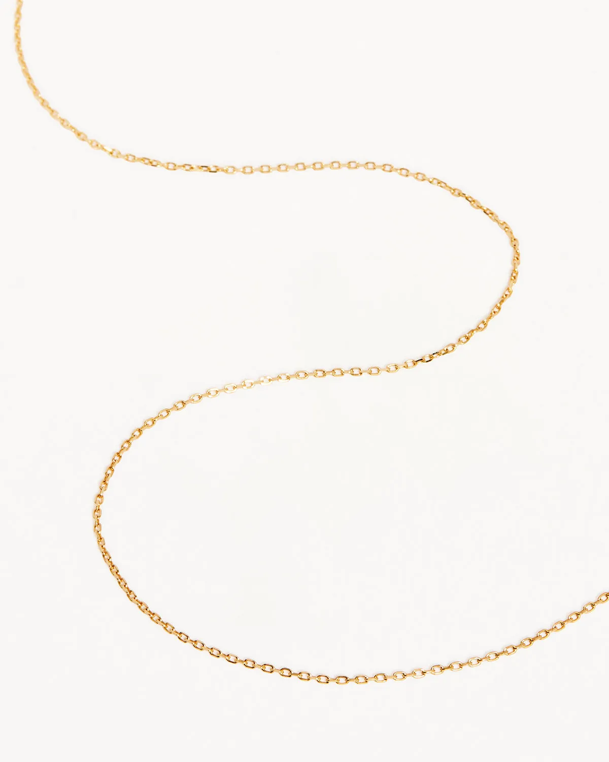 14k Solid Gold 18" Signature Chain Necklace