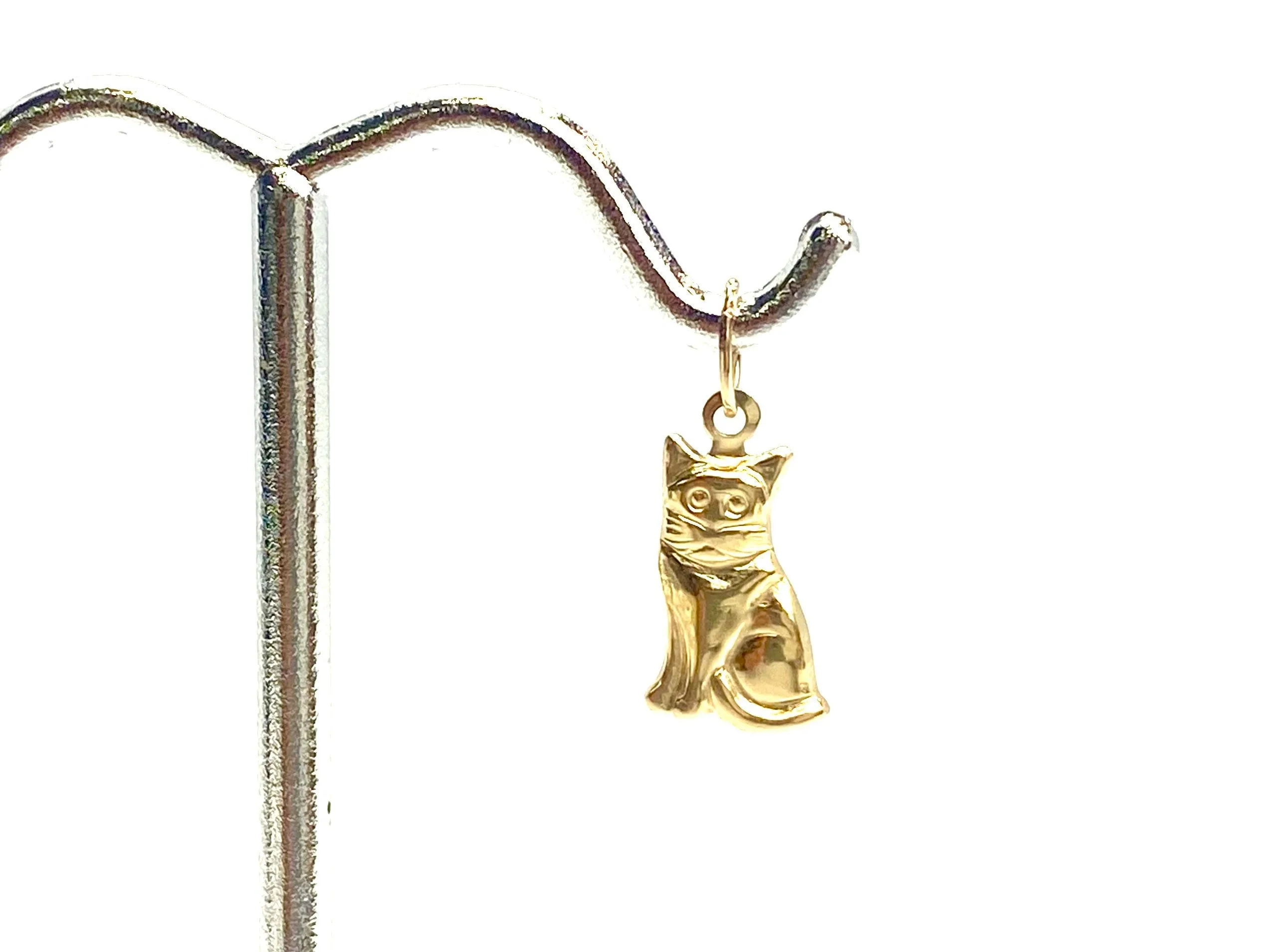 14KGF Cat Charm , Sku#1896-C