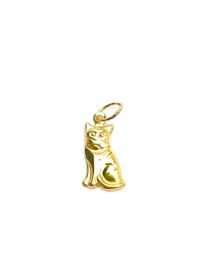 14KGF Cat Charm , Sku#1896-C