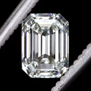 1.5ct GIA CERTIFIED J VVS2 DIAMOND EMERALD CUT NATURAL ENGAGEMENT LOOSE STEP CUT