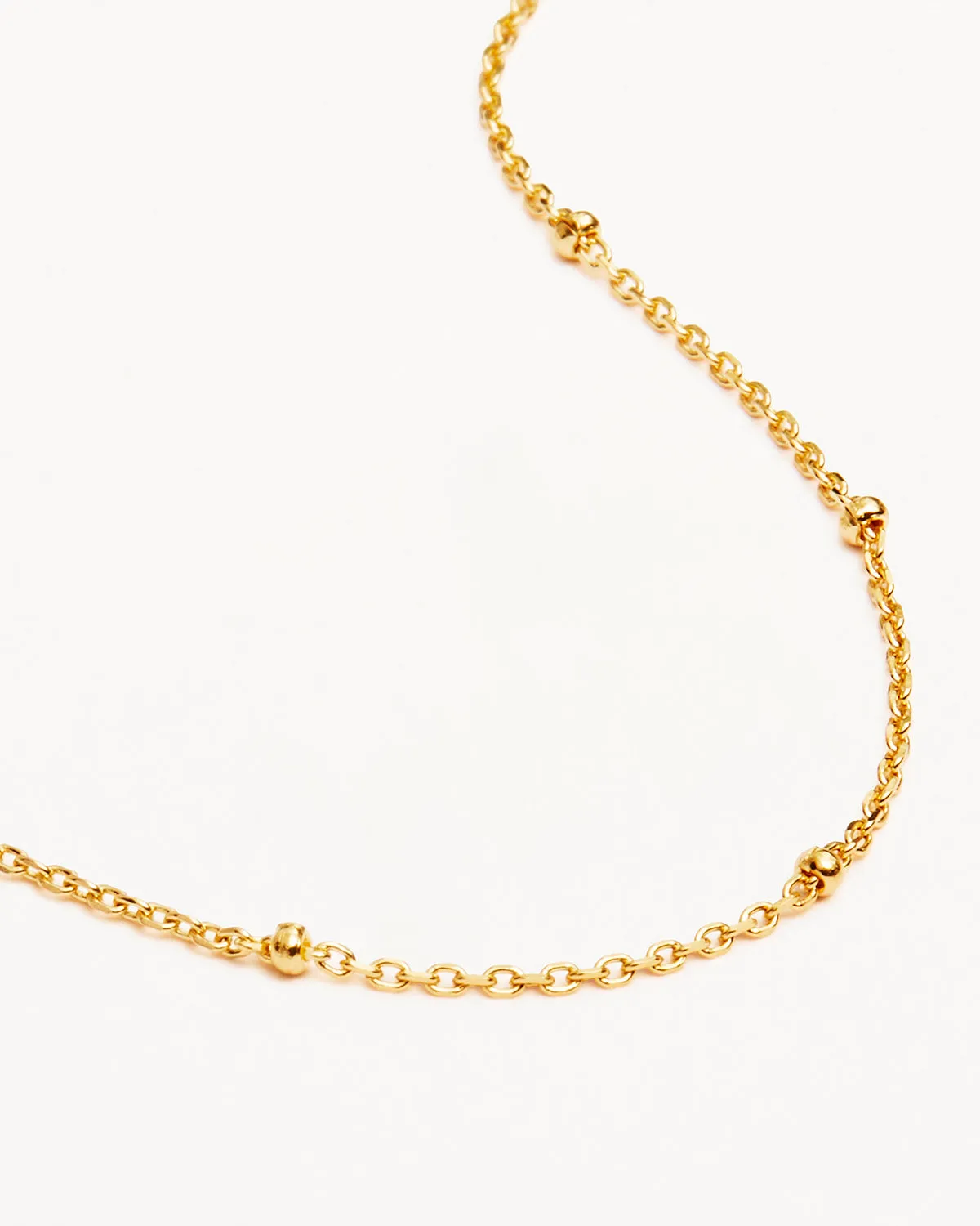 18k Gold Vermeil 15" Ball Chain Choker