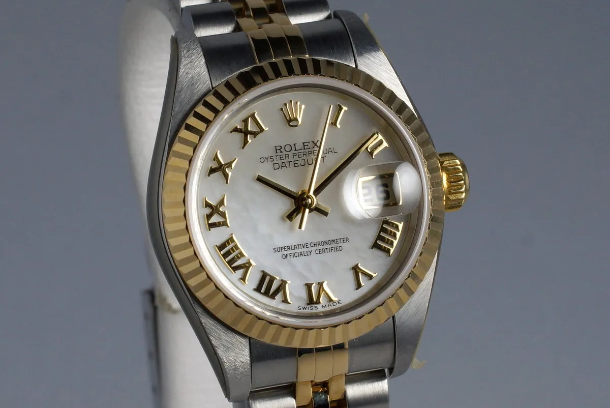 2001 Rolex Ladies Two Tone Datejust 79173 MOP Dial with Box and Papers MINT