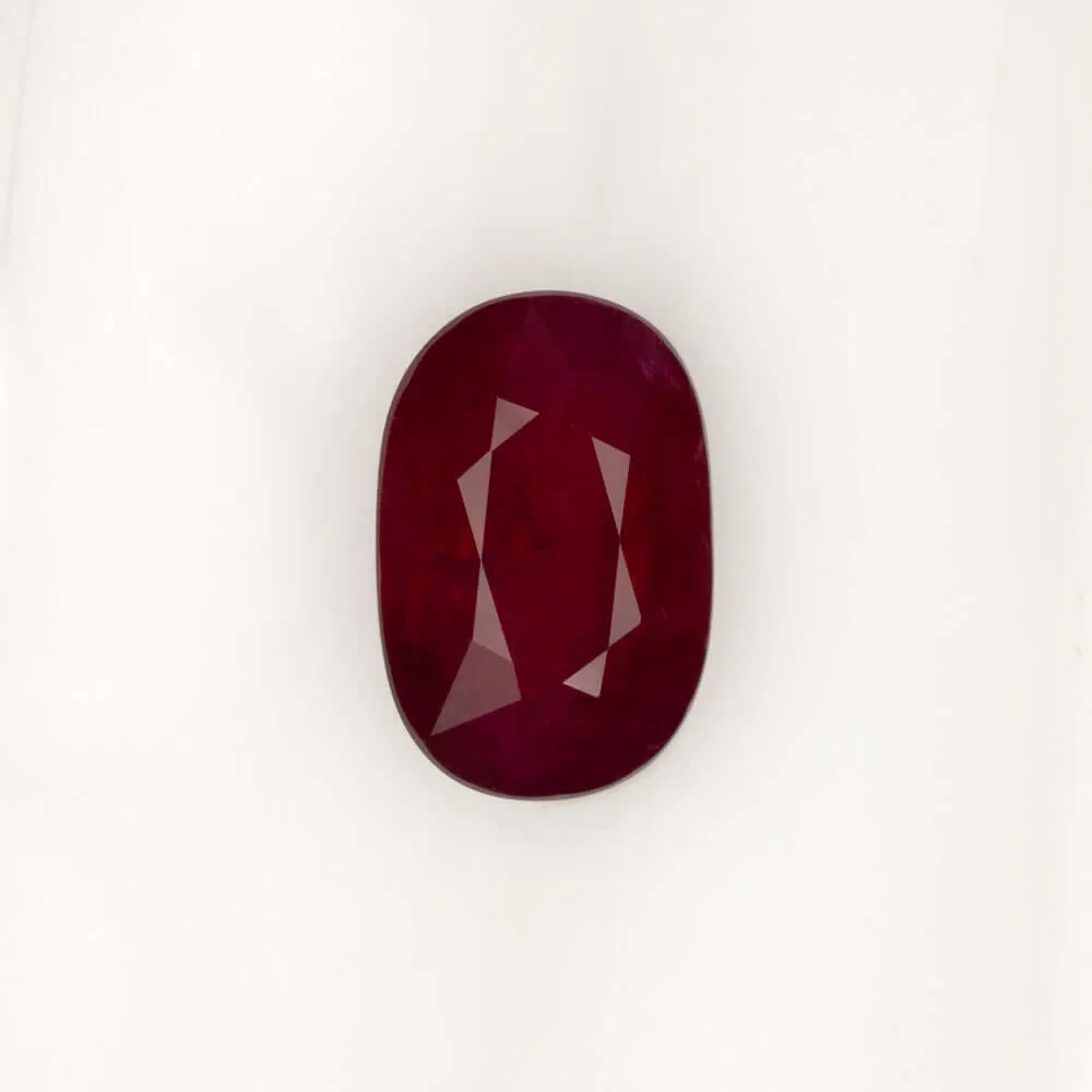 3.01ct GIA CERTIFIED RUBY MINOR HEAT OVAL CUSHION SHAPE CUT NATURAL LOOSE 3ct