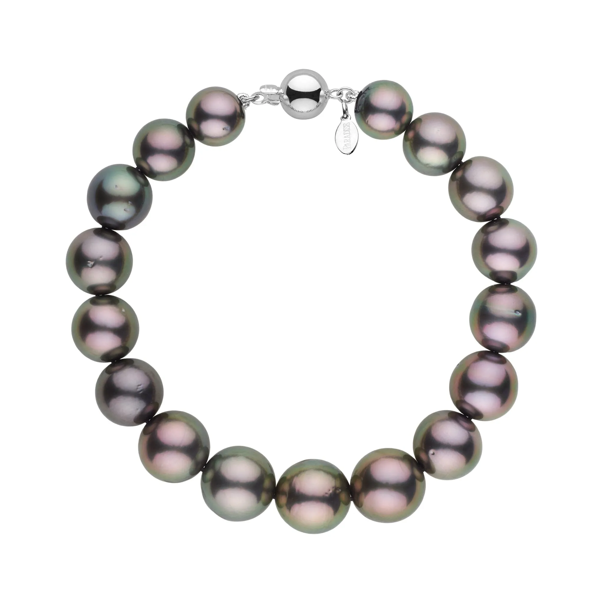 8.5-10.7 mm AA /AAA Tahitian Round Pearl Bracelet