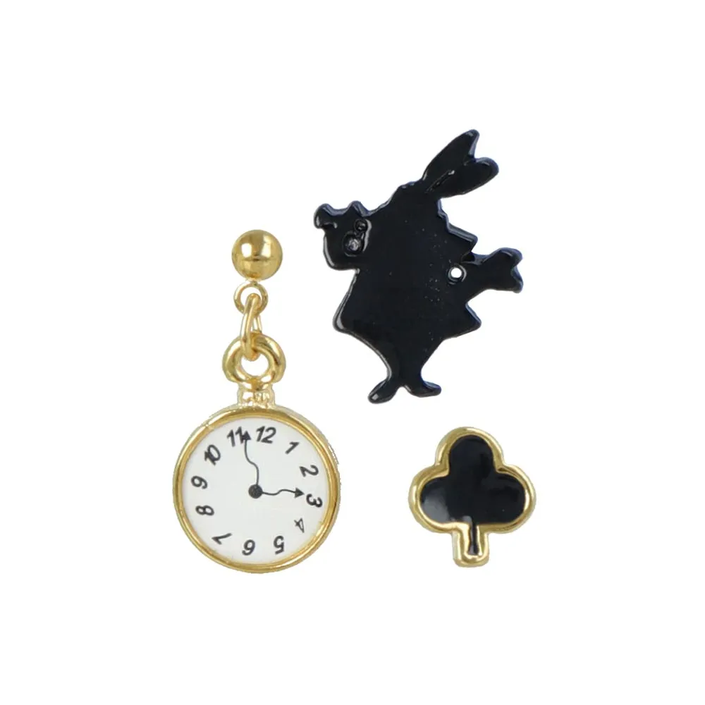 Alice in Wonderland Novelty Earring Set