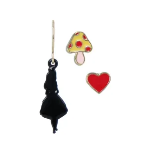 Alice in Wonderland Novelty Earring Set