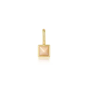 Ania Haie Gold Mother Of Pearl Charm NC055-02G