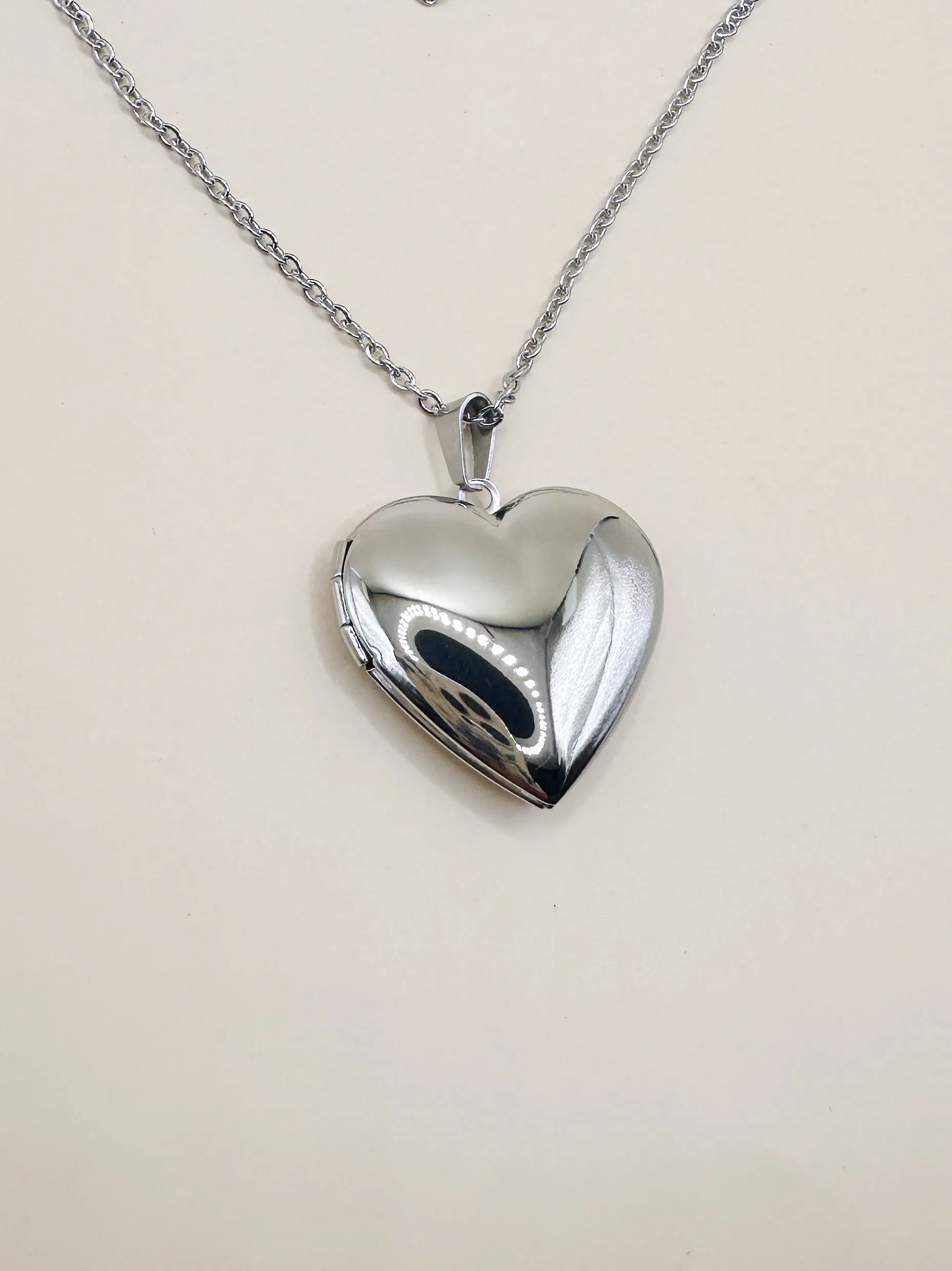 Audrey Heart Locket Necklace