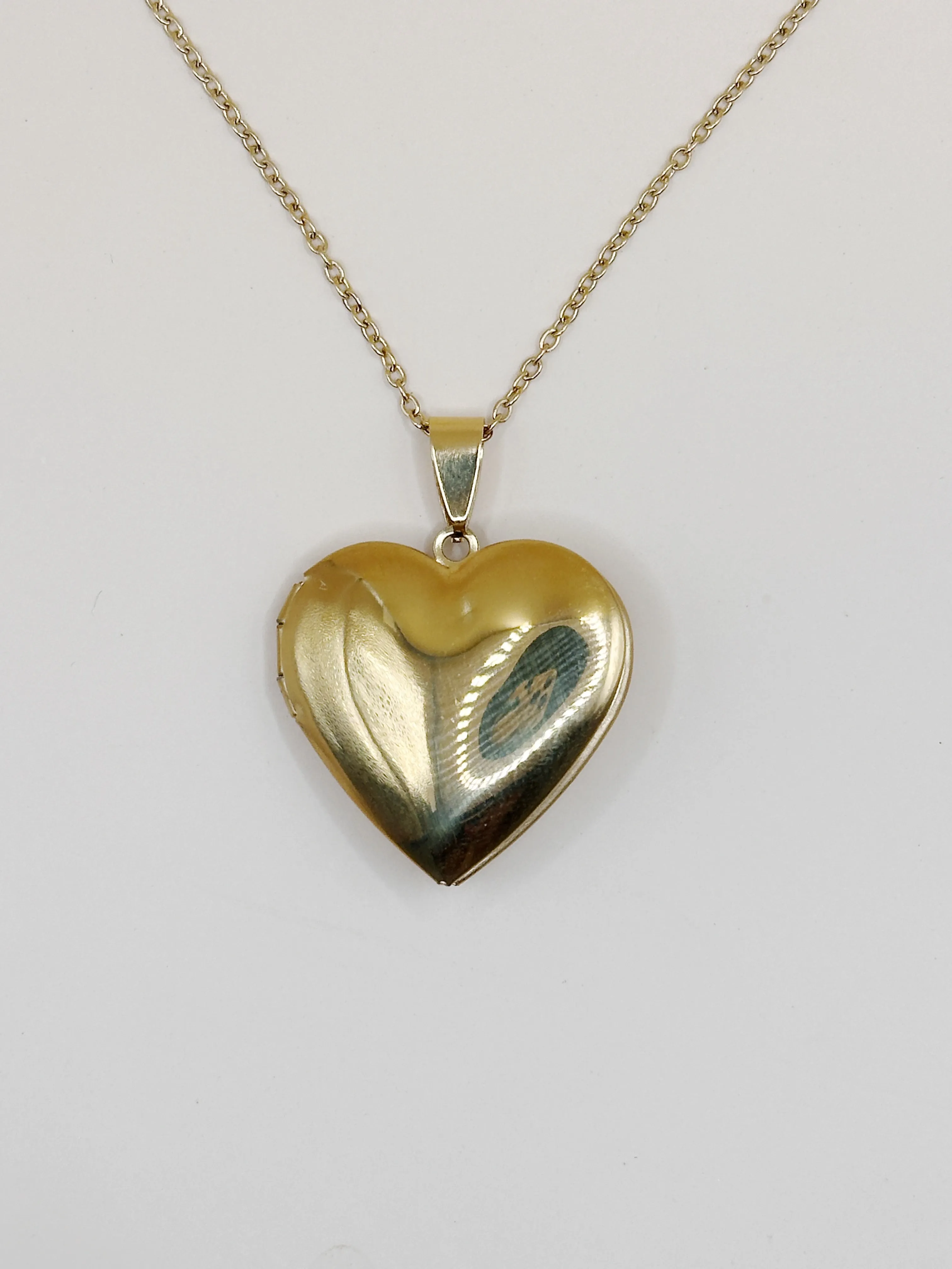 Audrey Heart Locket Necklace