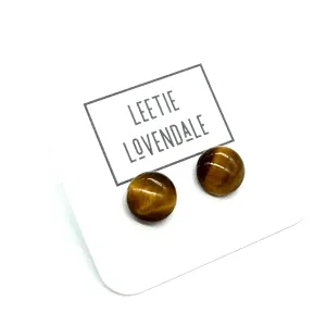 Authentic TigersEye Stud Earrings *