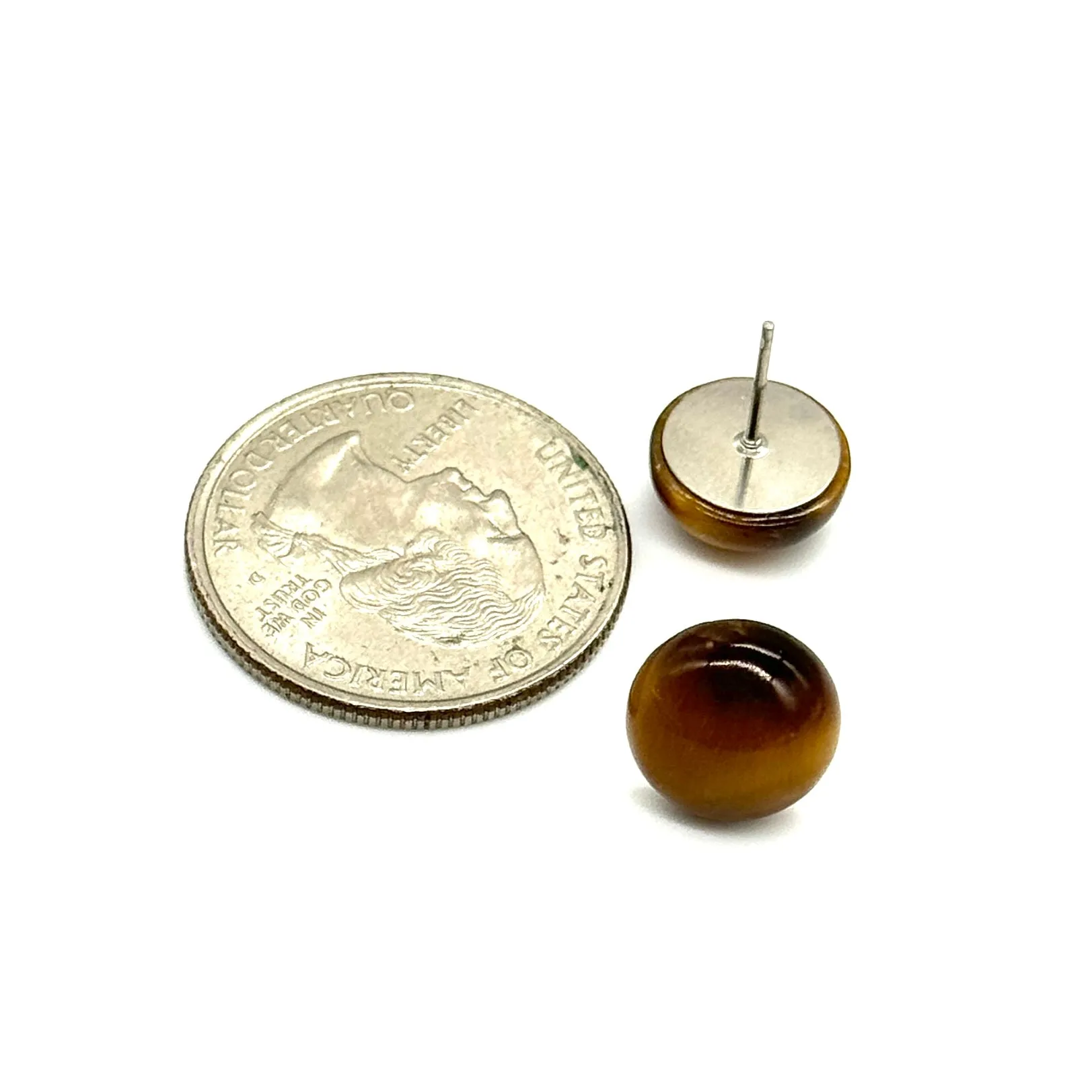 Authentic TigersEye Stud Earrings *