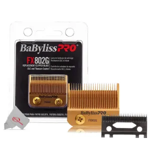 BaByliss Pro DLC and Titanium Coated Replacement Clipper Blade Fits FX870G, FX870BN, FX870RG, FX870W, FXF880 #FX802G