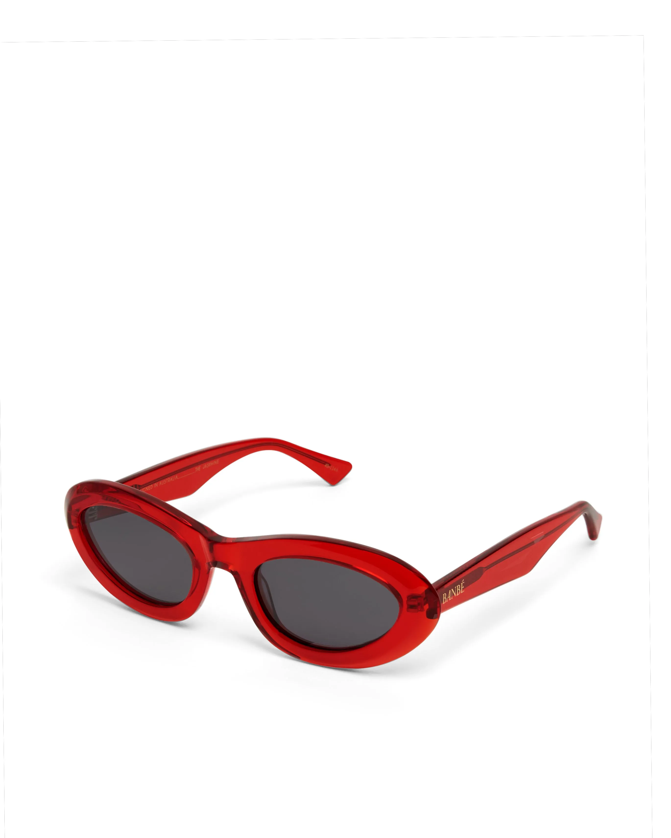 BANBE EYEWEAR Womens The Jasmine Sunglasses - Ruby Jet