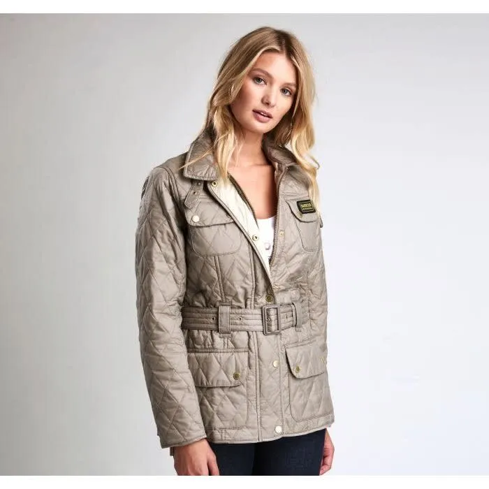 Barbour Women&#x27;s International Quilt Jacket Taupe/Pearl | Buy Barbour Women&#x27;s International Quilt Jacket Taupe/Pearl here | Outnorth