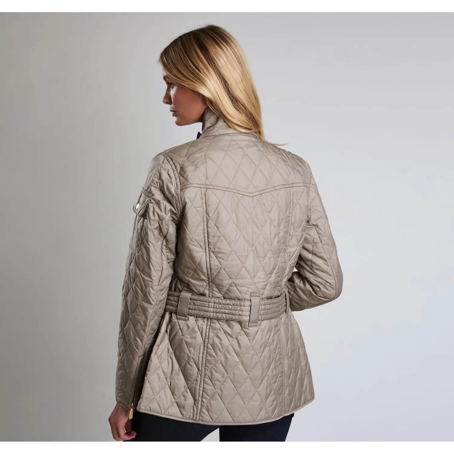 Barbour Women&#x27;s International Quilt Jacket Taupe/Pearl | Buy Barbour Women&#x27;s International Quilt Jacket Taupe/Pearl here | Outnorth