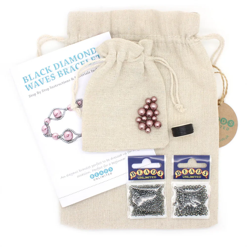 Black Diamond Waves Bracelet Kit