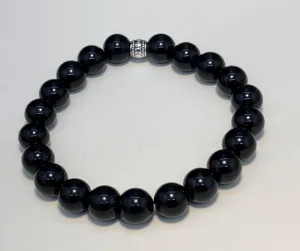 Black Obsidian 8mm Stretchy Bracelet