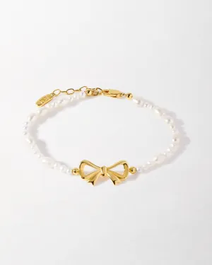 Bow Pearl Bracelet