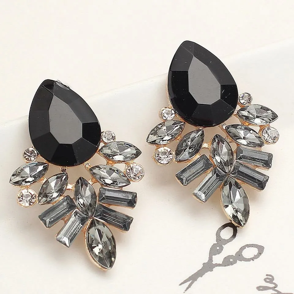 Bradshaw Rhinestone Stud Earrings