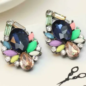 Bradshaw Rhinestone Stud Earrings