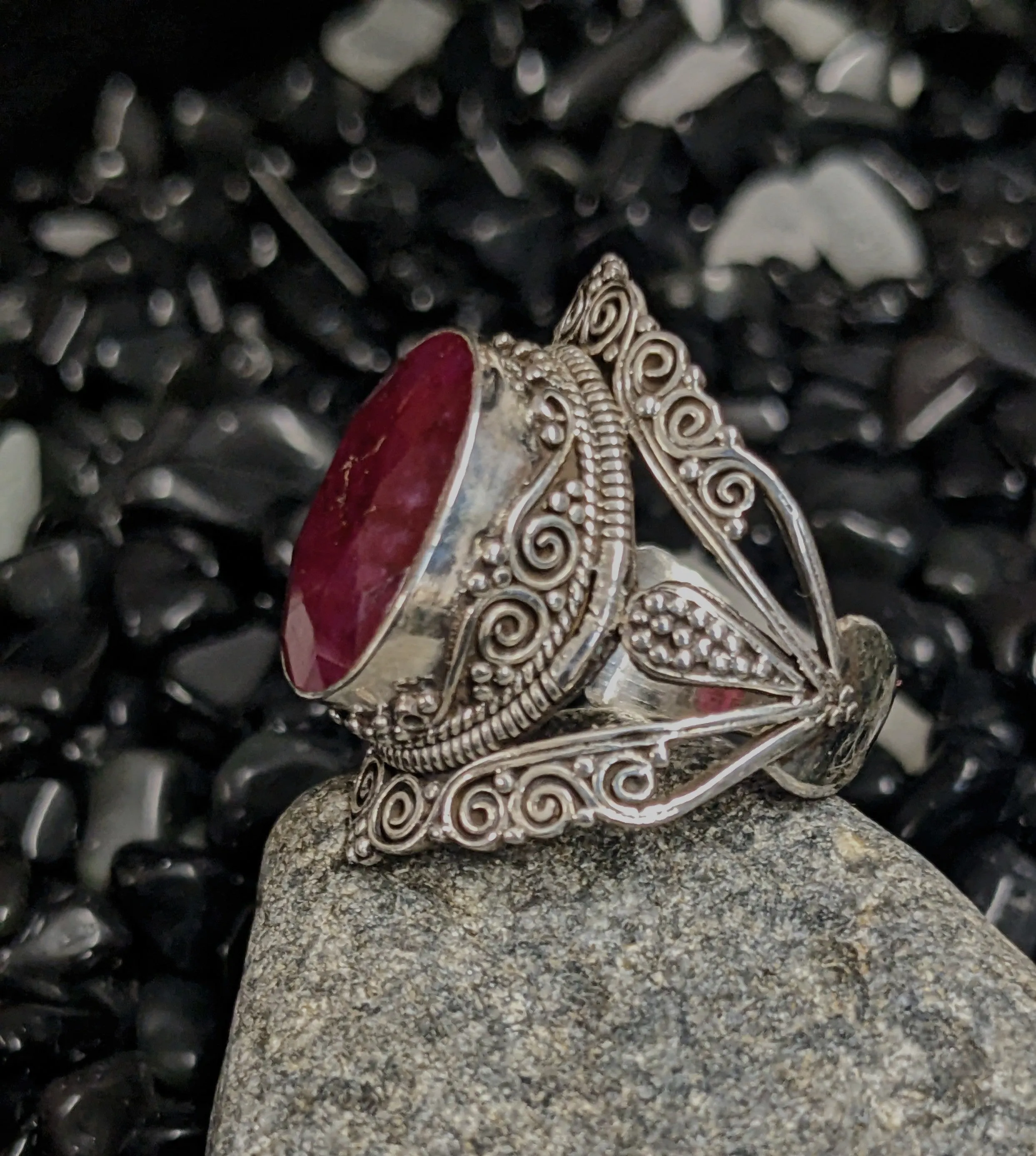 Brilliantly Designed Ruby Ring