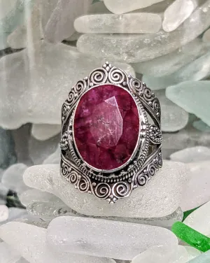 Brilliantly Designed Ruby Ring