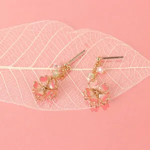 Cherry Blossom Sakura Drop Earrings