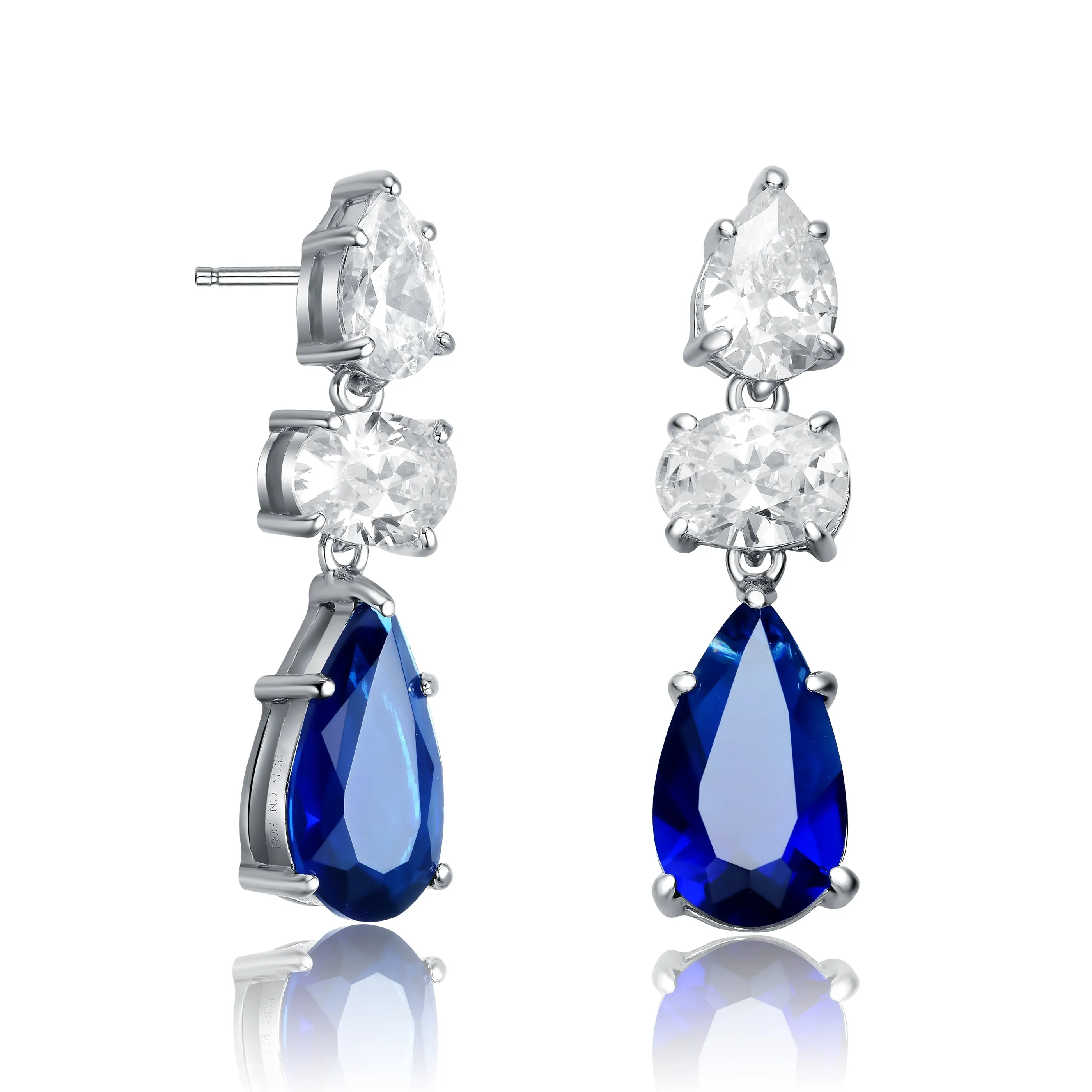 Constance Bleu Stud Earrings