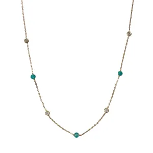 Crysta Gemstone Necklace