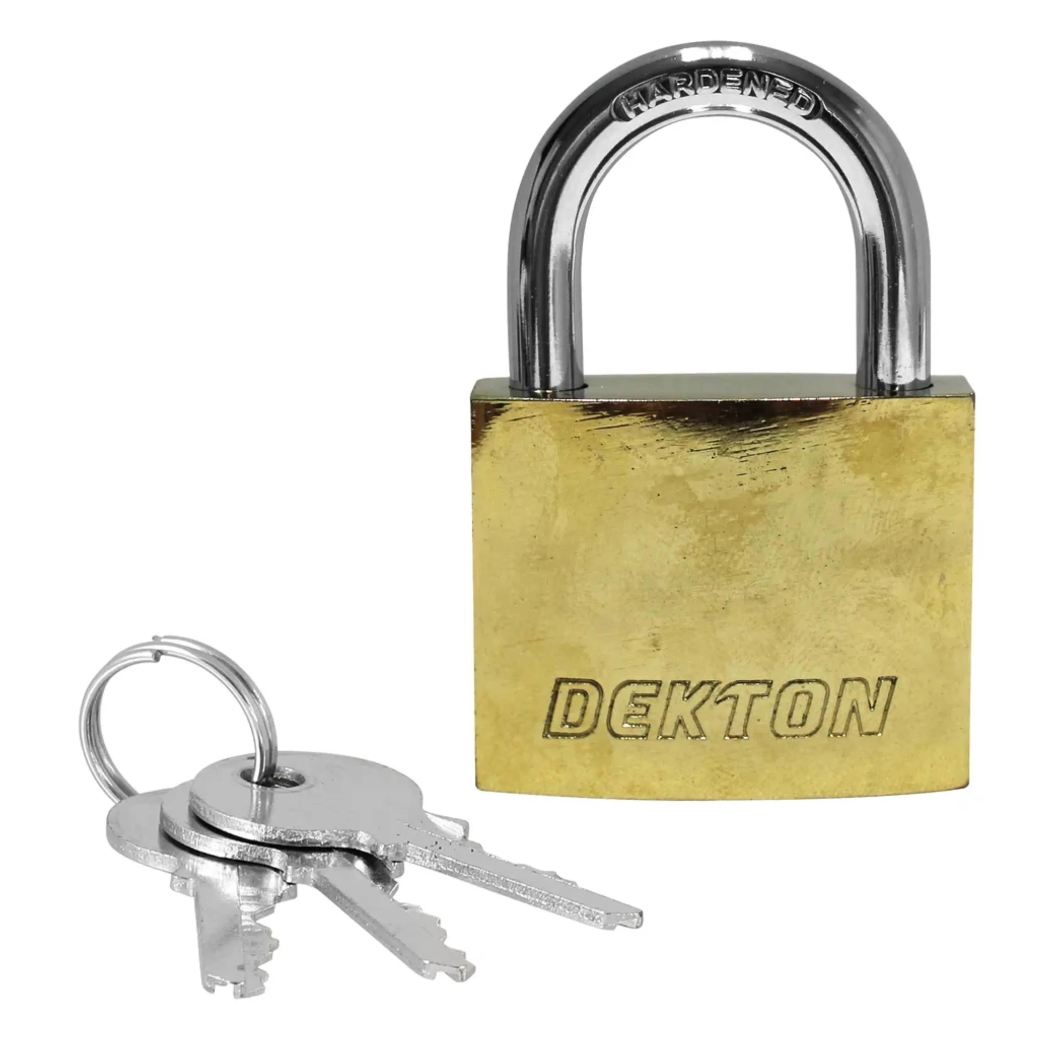 DEKTON 40mm Titanium Plated Iron Padlock