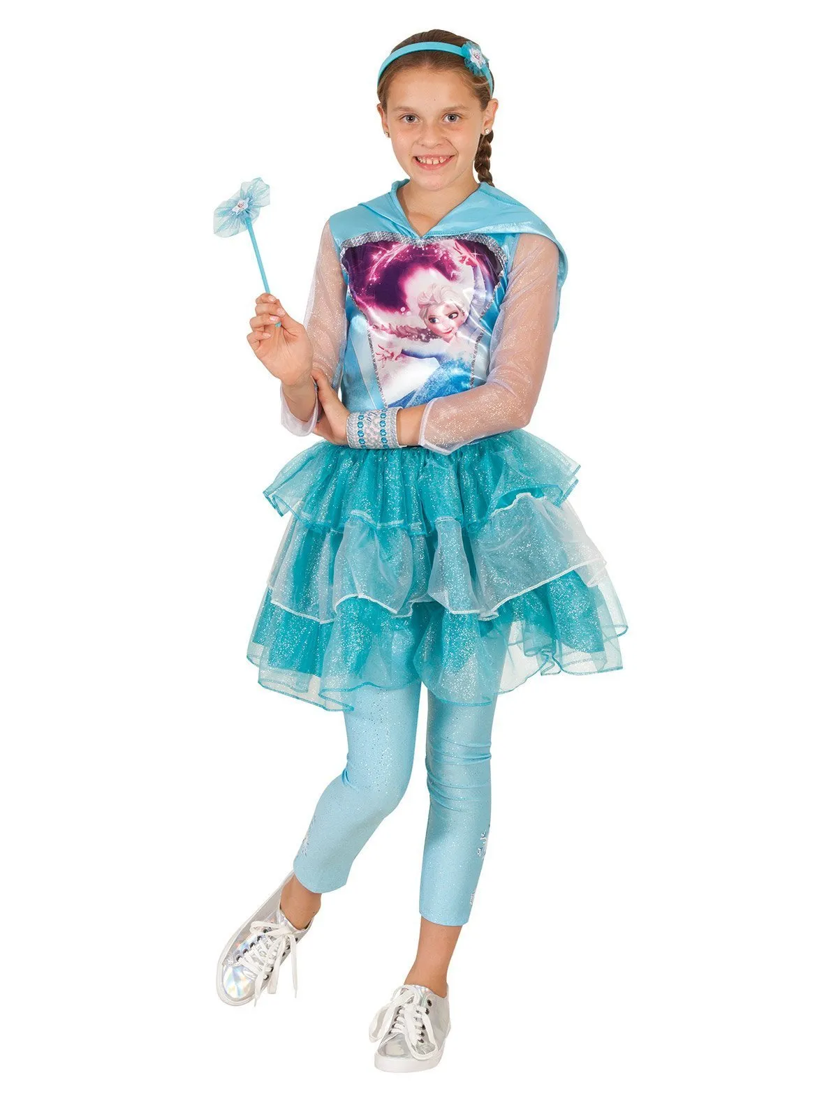 Elsa Footless Tights for Kids - Disney Frozen