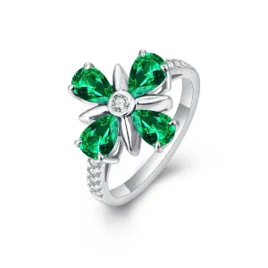 Emerald and Diamond Ring