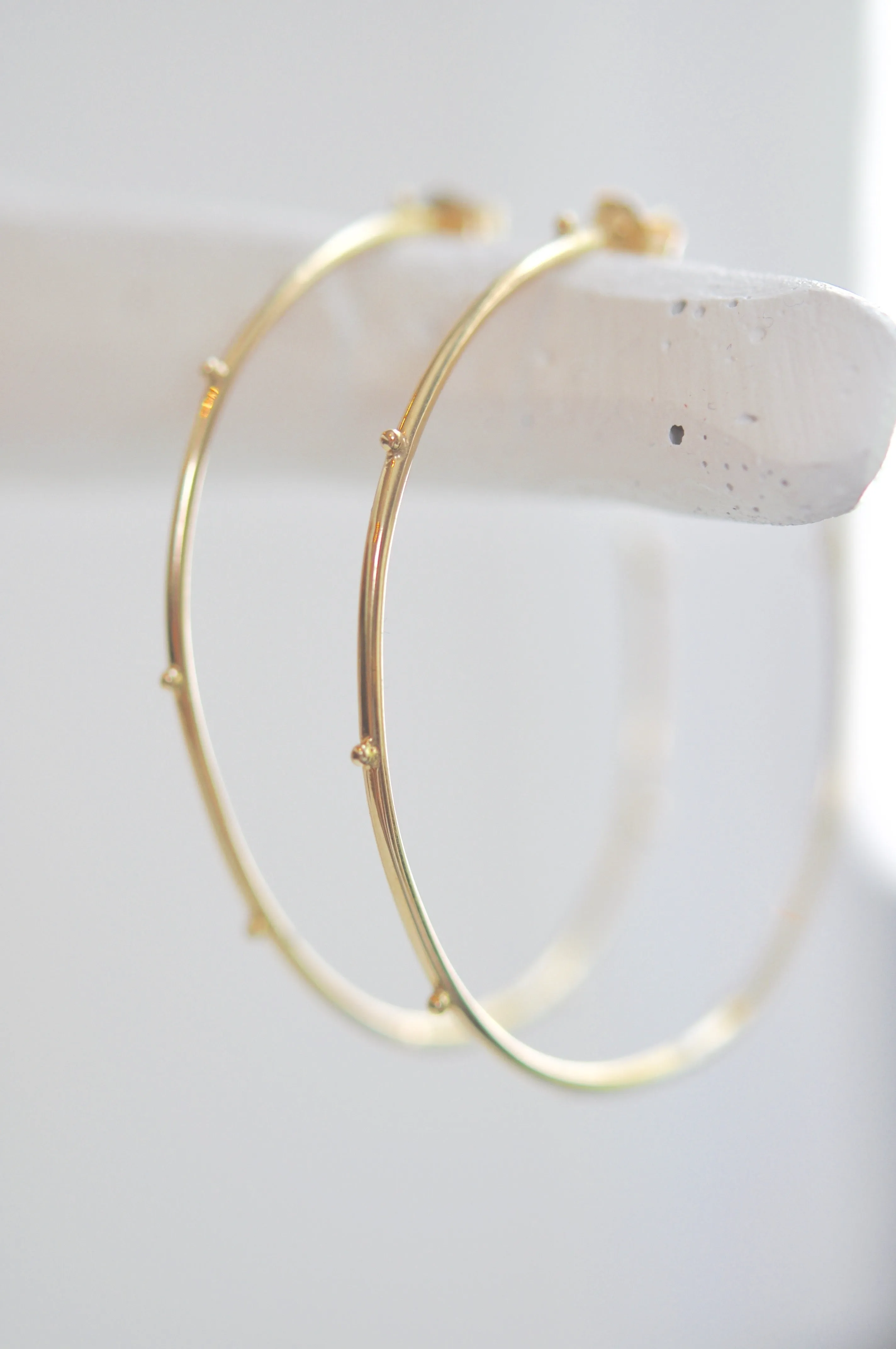 EMILIA Oval Hoop Earring