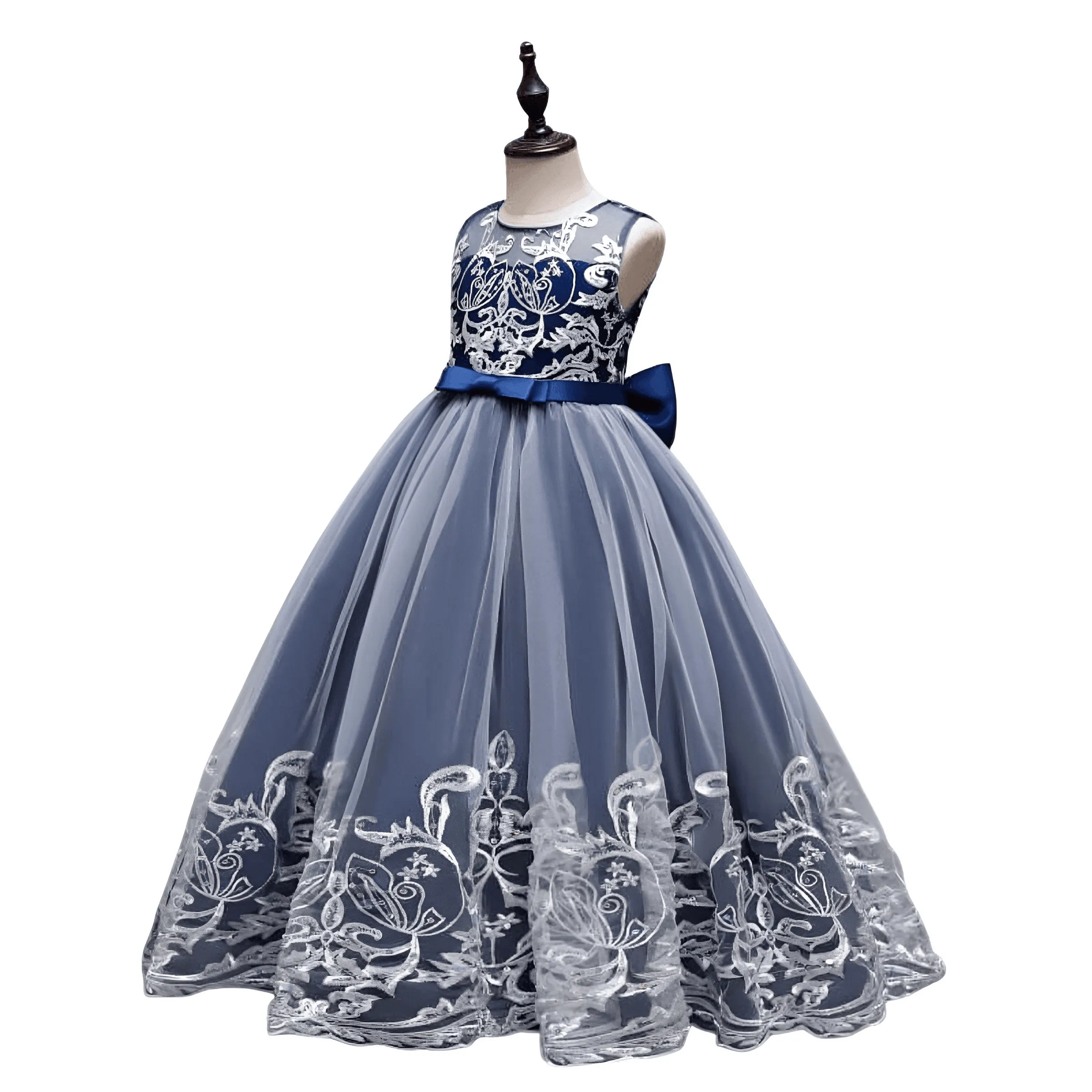 Girl's Formal Occasion Dress - With FREE Tiara, Gloves & Petticoat!