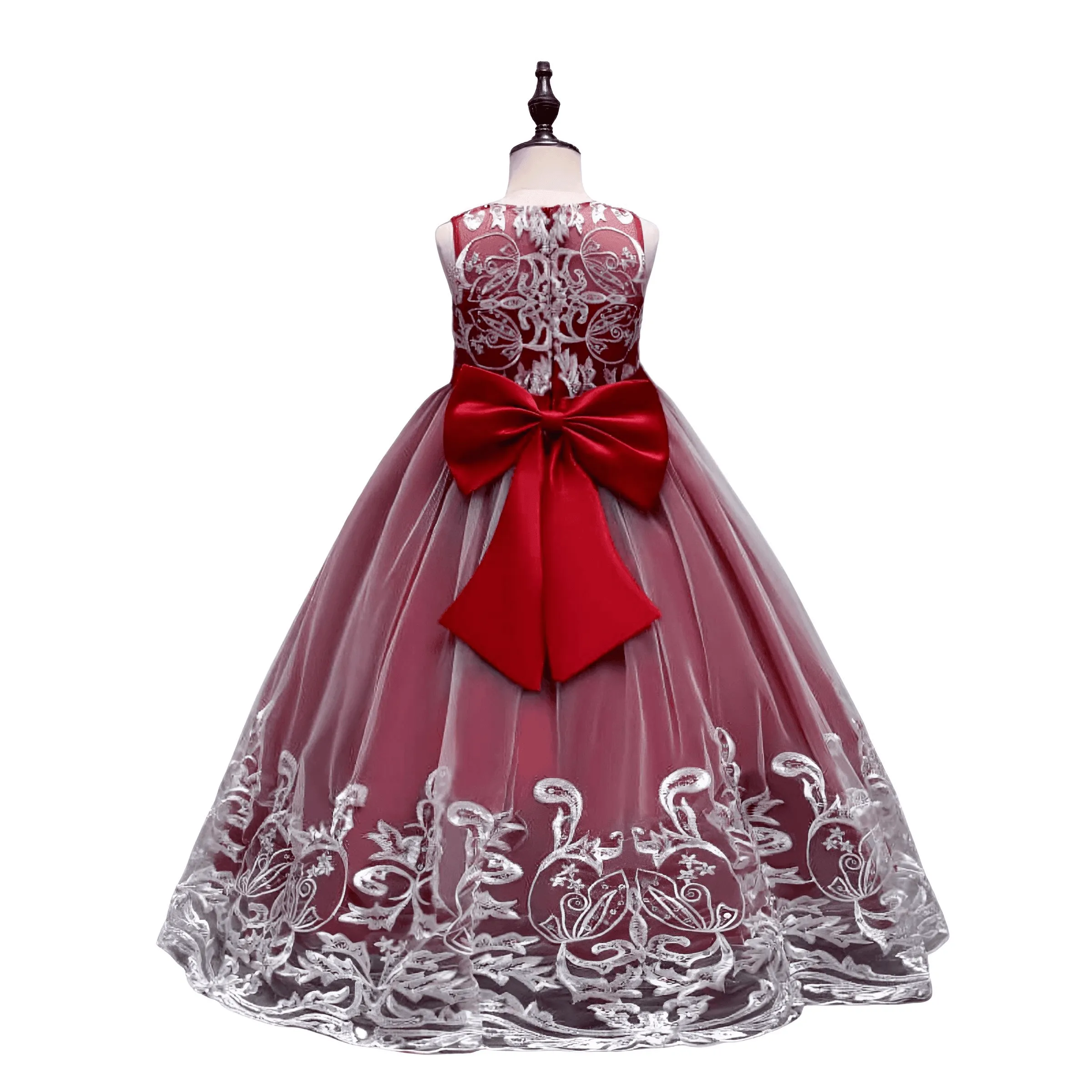 Girl's Formal Occasion Dress - With FREE Tiara, Gloves & Petticoat!