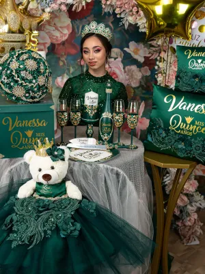 Green full quinceanera package