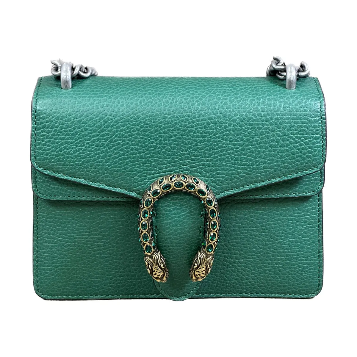 Gucci Calfskin Mini Dionysus Shoulder Bag - Emerald