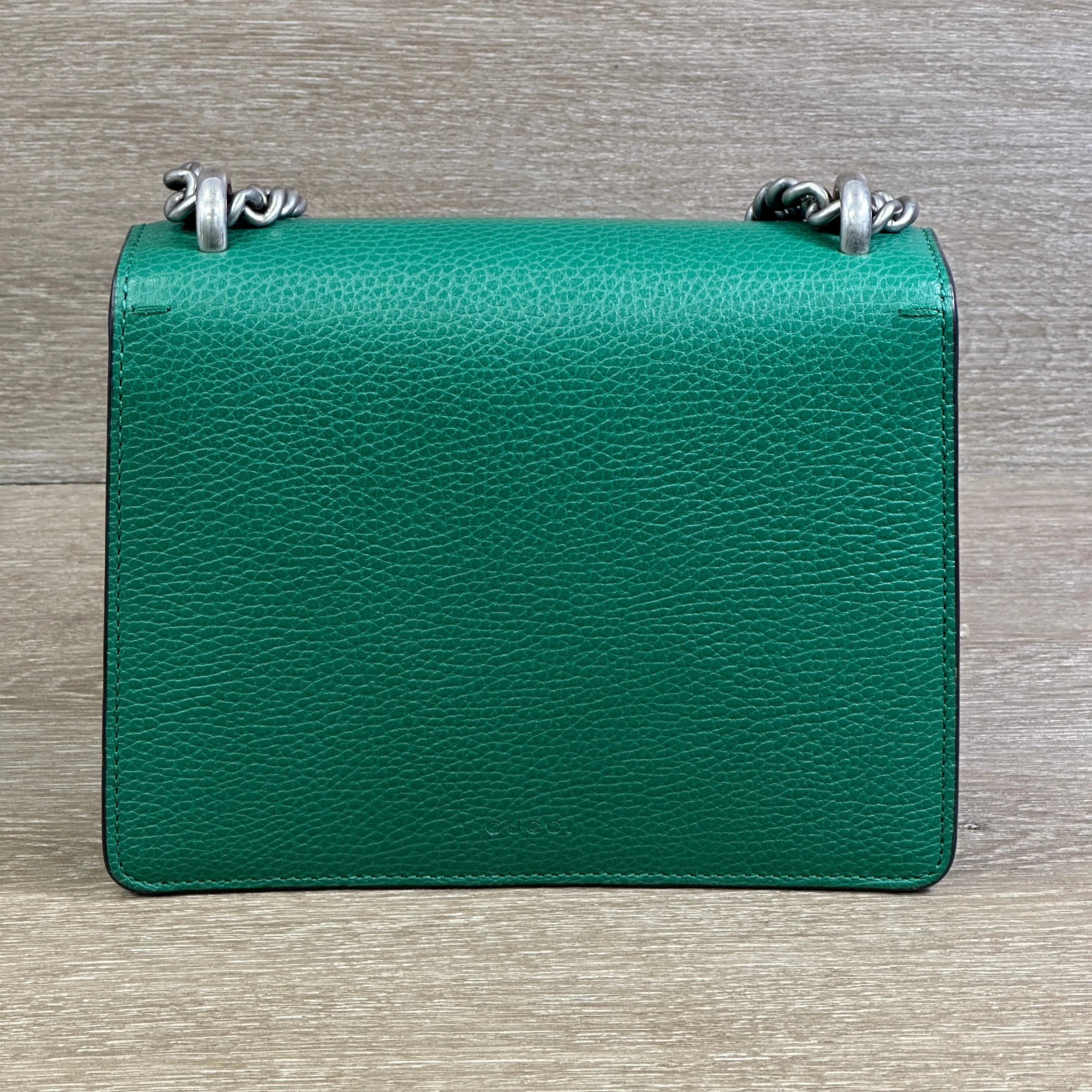 Gucci Calfskin Mini Dionysus Shoulder Bag - Emerald