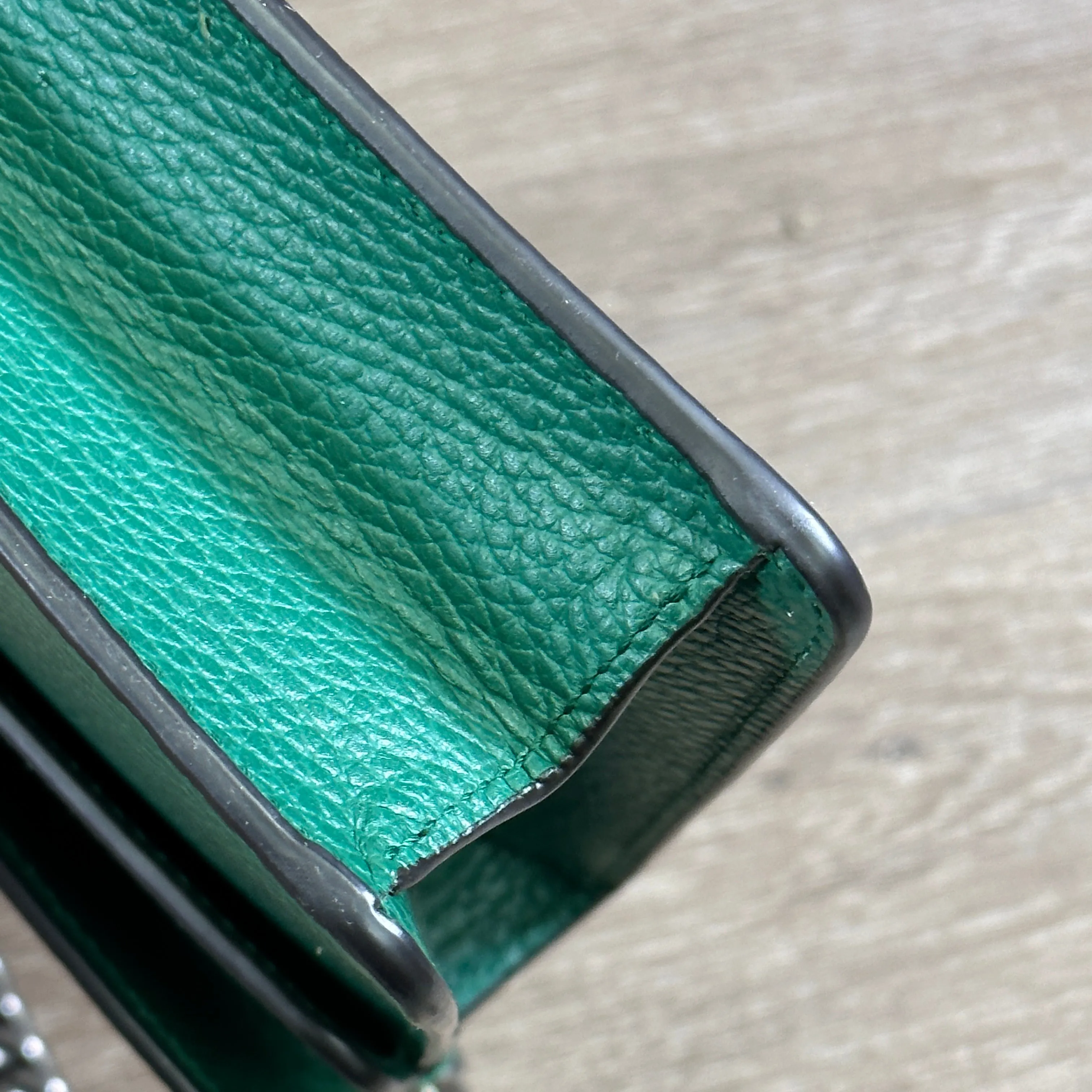 Gucci Calfskin Mini Dionysus Shoulder Bag - Emerald