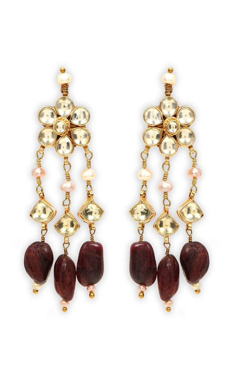 Gul Polki Earrings