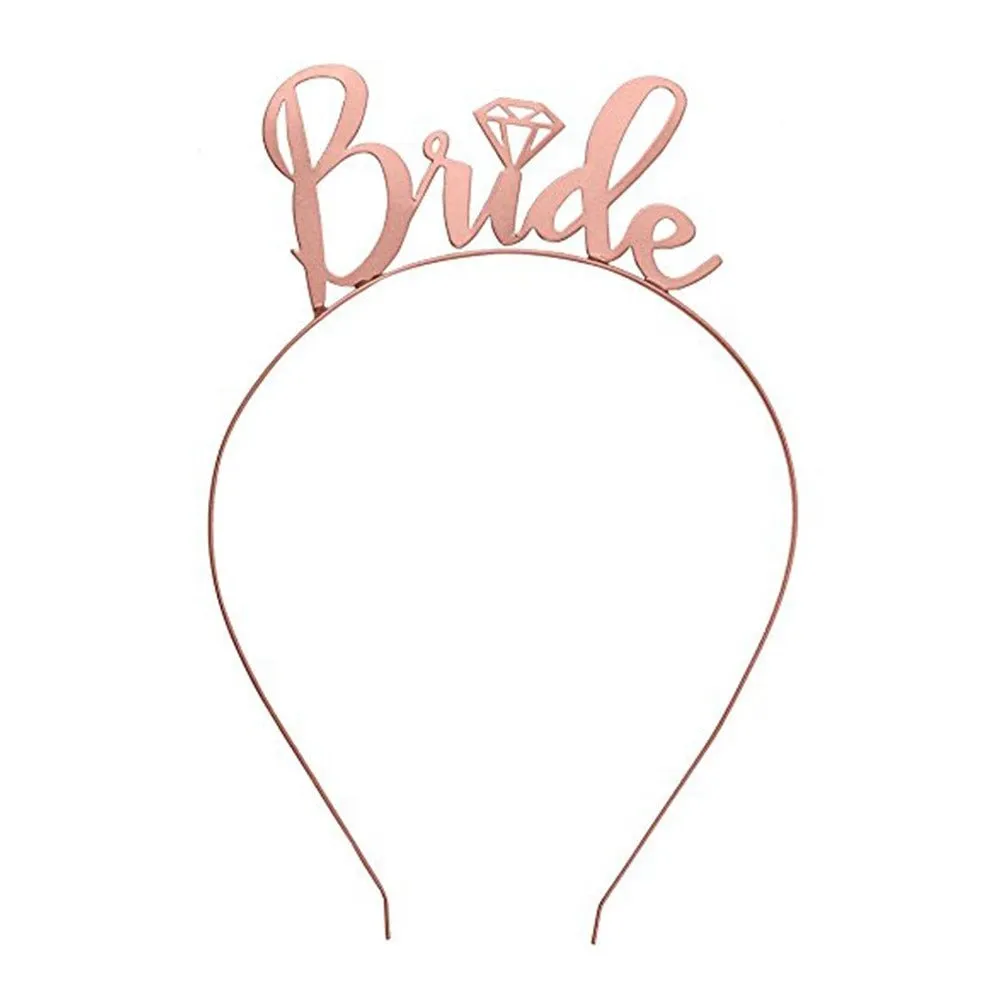 Headband/ Tiara Rose Gold Bride To Be