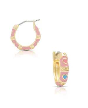 Heart Hoop Earrings