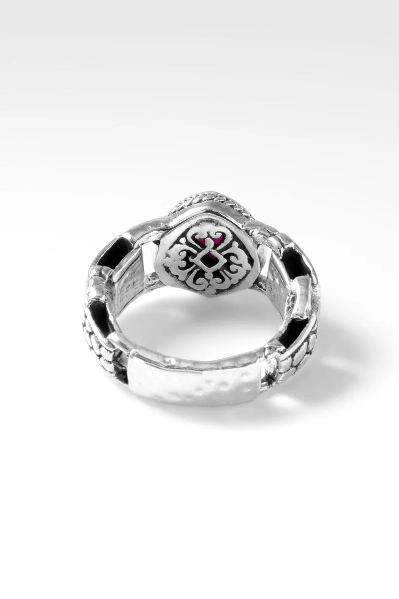 Hold on to Promises Ring™ in Red Ruby