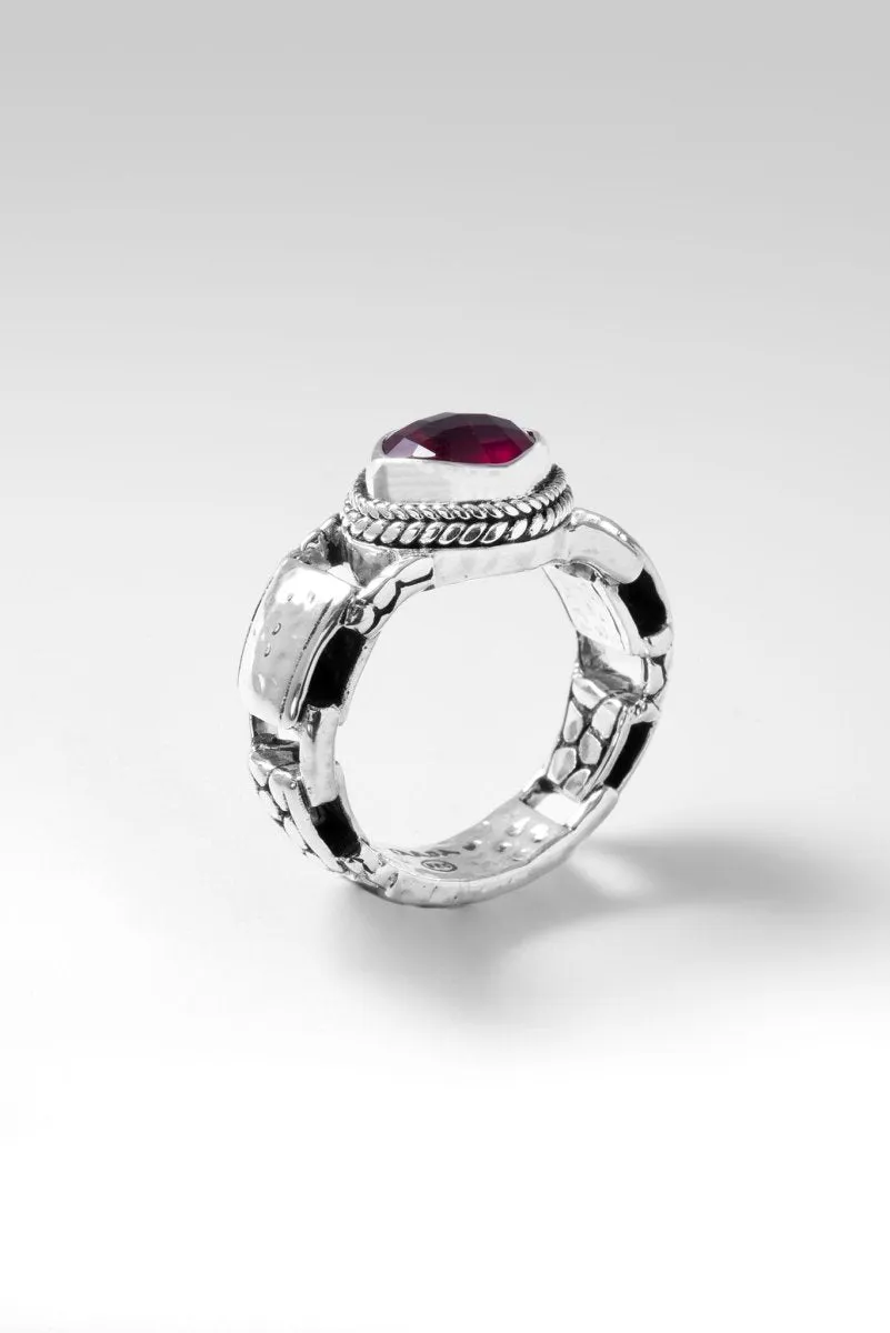 Hold on to Promises Ring™ in Red Ruby