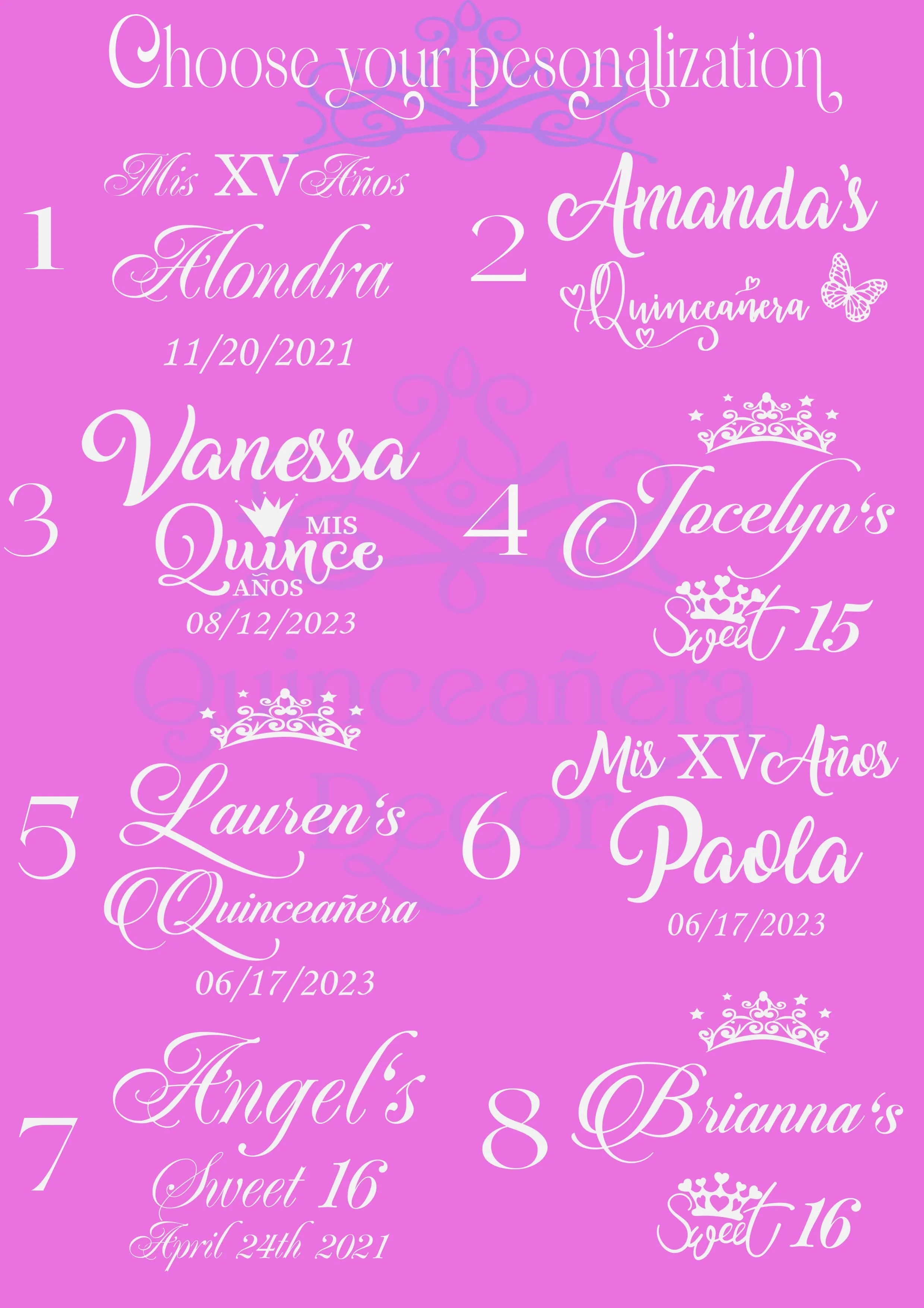 Lilac full quinceanera package