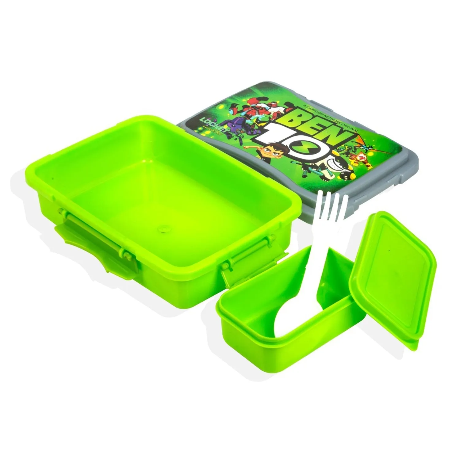 Locket Lunch Box Plastic High Quality Box For Kids School Customized Plastic Lunch Box for Girls & Boy